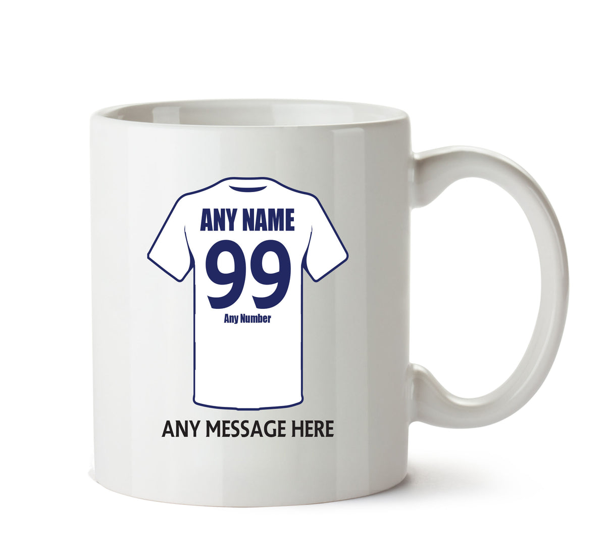 Raith Rovers Football Team Mug Personalised Birthday Age And Name – printed mug product image 1
