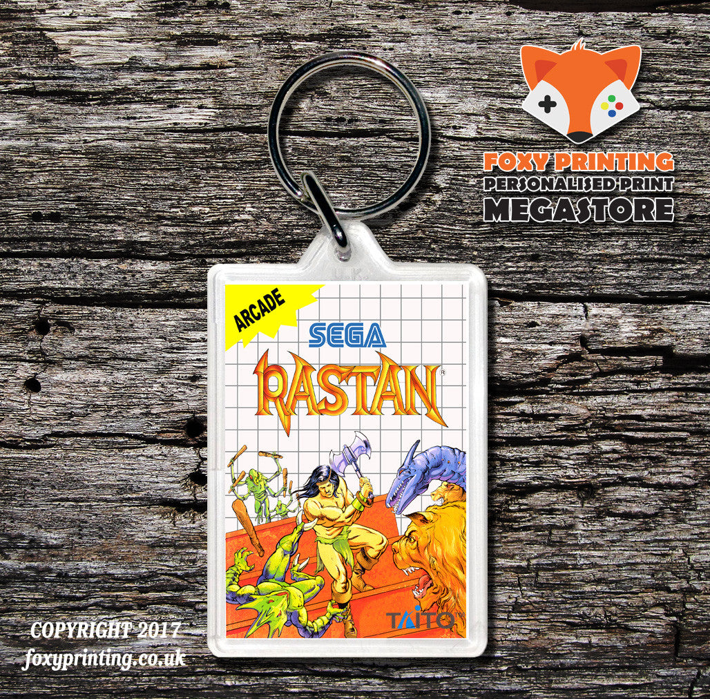 Rastan - Sega Master System Keyring