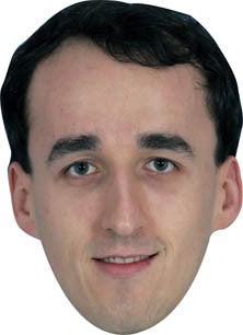 Robert Kubica Face Mask – Fancy Dress Cardboard Costume Mask