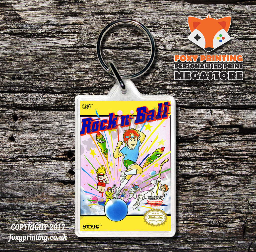 Robocop Retro NES Game Cover Art Gaming Keyring