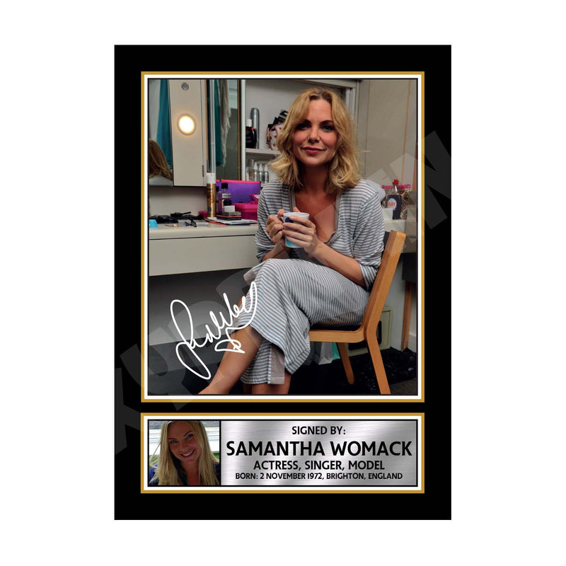 SAMANTHA WOMACK (1) Limited Edition Tv Show Signed Print