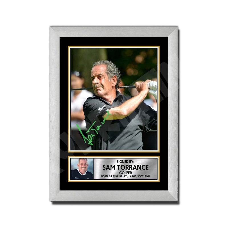 SAM TORRANCE Limited Edition Golfer Signed Print - Golf
