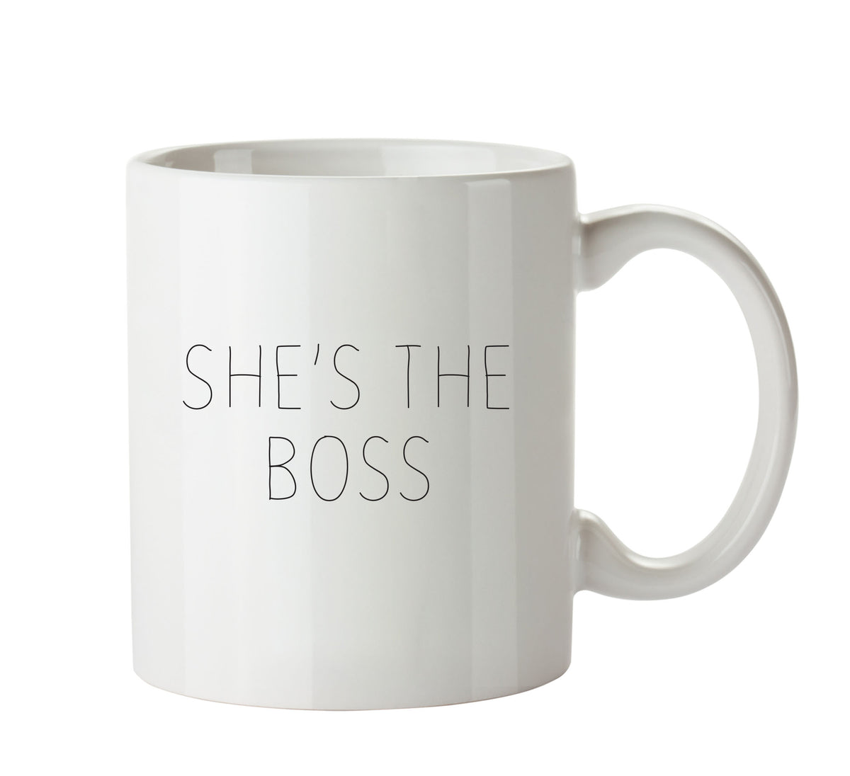 She's The Boss - Adult Mug – printed mug product image 1