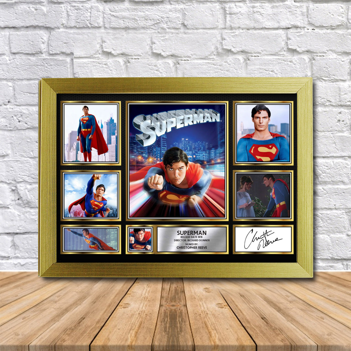 Superman (1987) Printed Signature Print β Superman 1987 Printed Signature Print