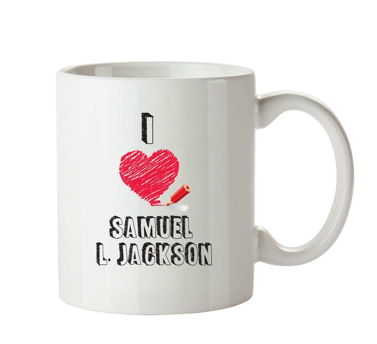 I Love Samuel L. Jackson Celebrity Mug Office Mug – printed mug product image 1