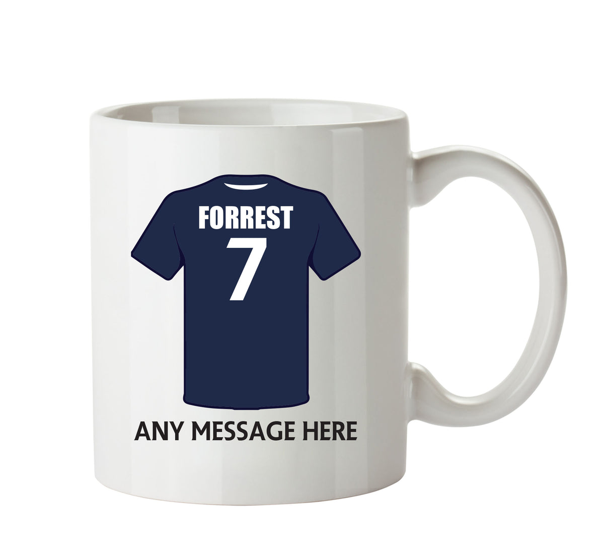Scotland Football Team Mug - Personalised Birthday Age and Name – printed mug product image 1