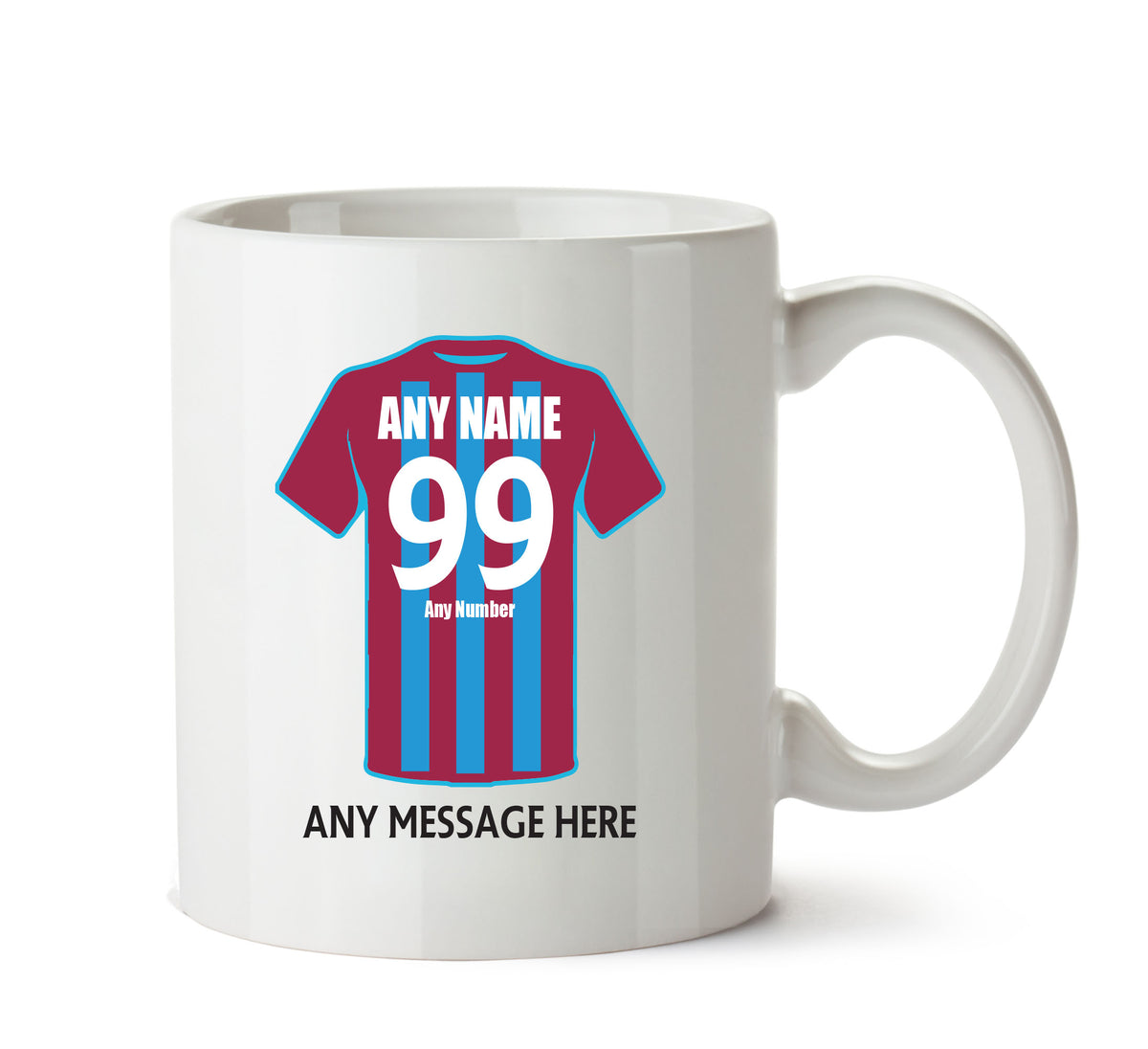 Scunthorpe United INSPIRED Football Team Mug Personalised Mug – printed mug product image 1