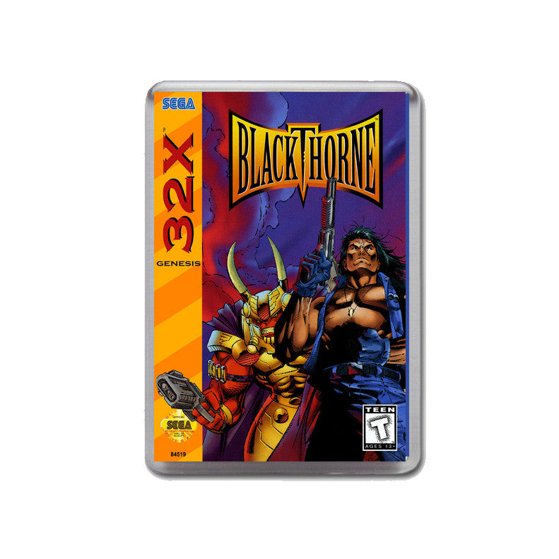 Sega 32x Blackthorne Game Inspired Retro Gaming Magnet