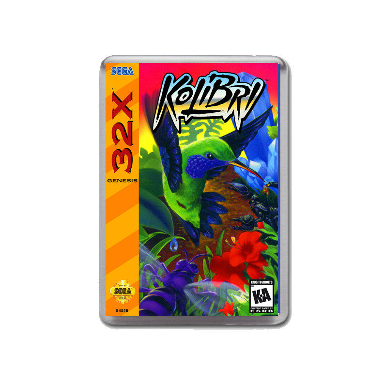 Sega 32x Kolibri Game Inspired Retro Gaming Magnet