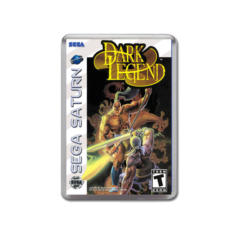 Sega Saturn Dark Legend Game Inspired Retro Gaming Magnet