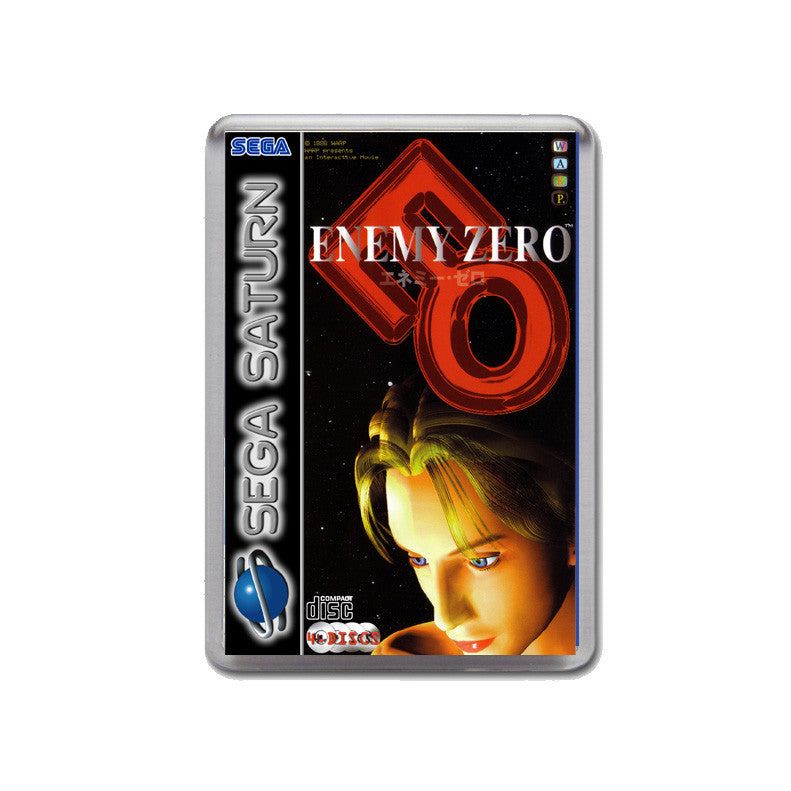 Sega Saturn Enemy Zero Eu Game Inspired Retro Gaming Magnet