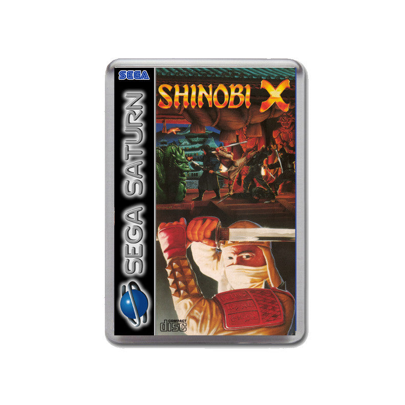 Sega Saturn Shinobi X 2 Game Inspired Retro Gaming Magnet