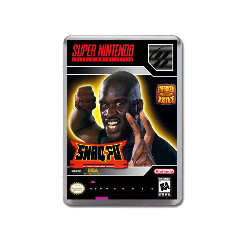 Shaq-Fu - SNES GAME inspired Retro Gaming Magnet