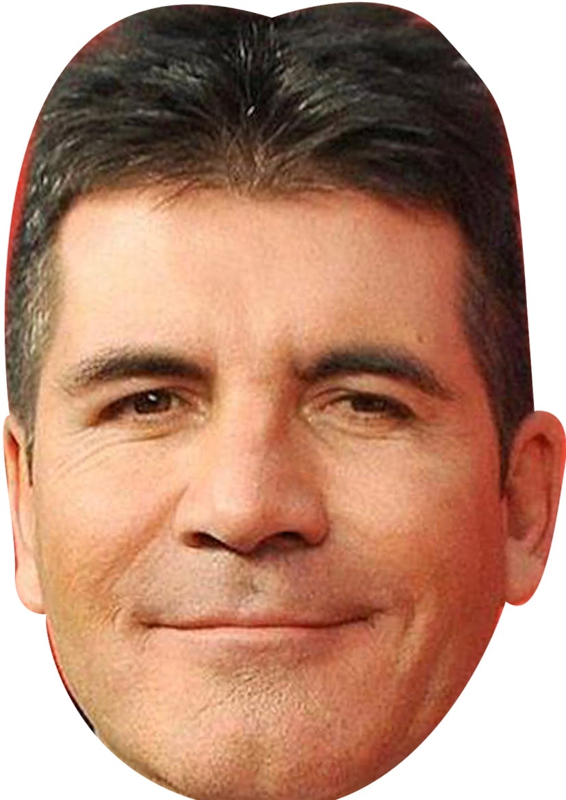 Simon Cowell X-Factor Celebrity Party Face Mask β Simon Cowell X-Factor Party Face Mask
