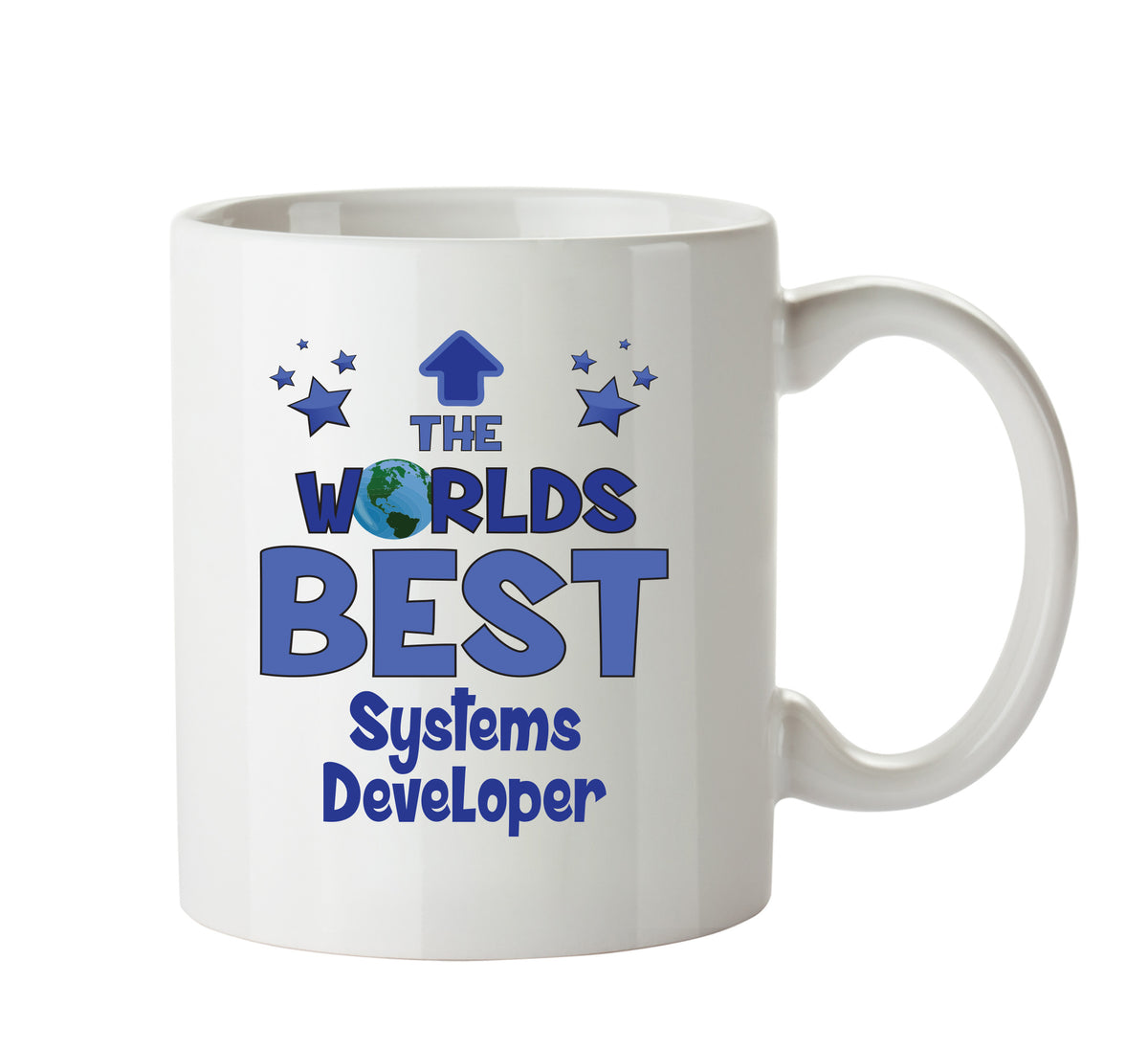 Worlds Best Systems Developer Mug - Novelty Funny Mug – printed mug product image 1