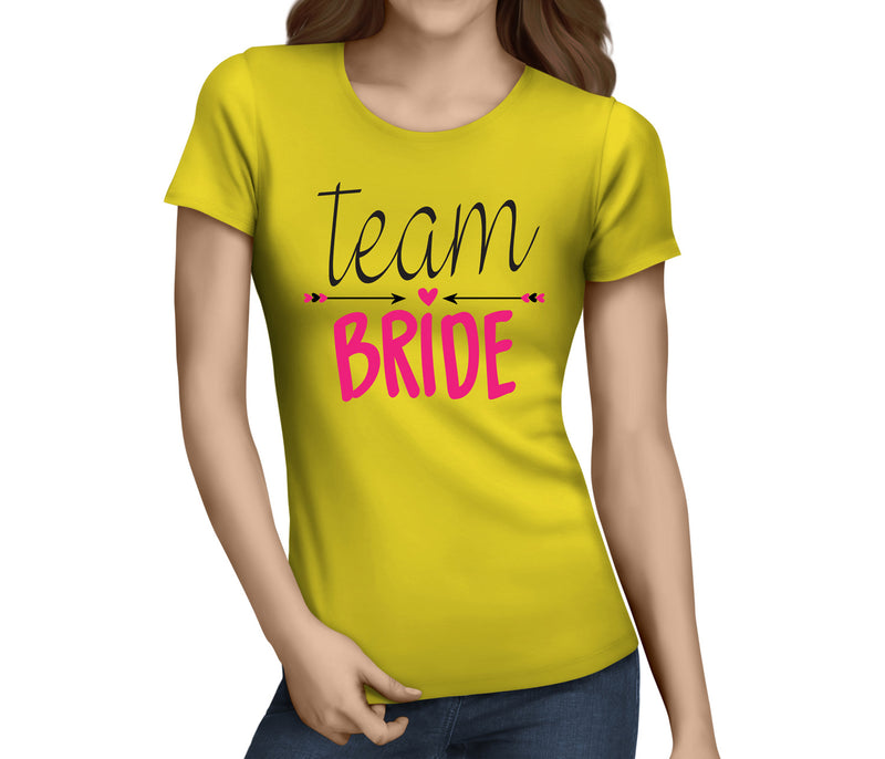 Team Bride Colour Hen T-Shirt - Any Name - Party Tee