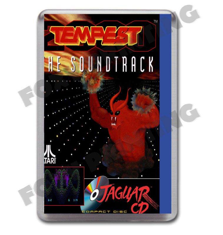 Tempest 200 Soundtrack Retro Nintendo NES Game Inspired Fridge Magnet 699