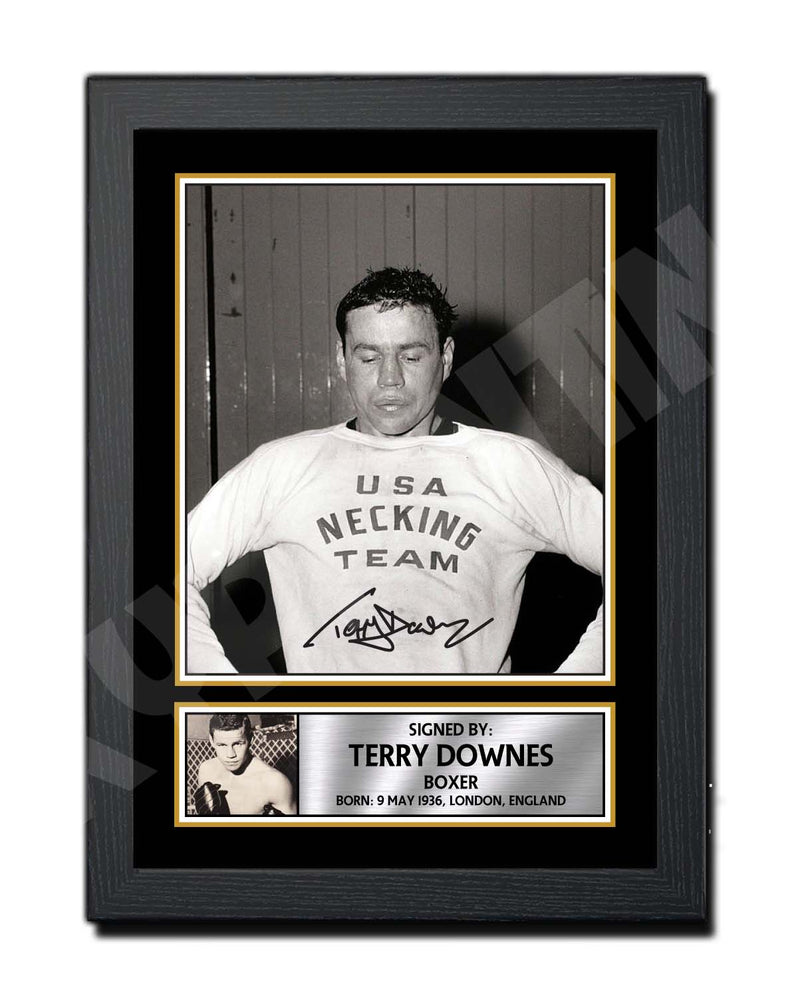 TERRY DOWNES 2 Limited Edition Boxer Signed Print - Boxing