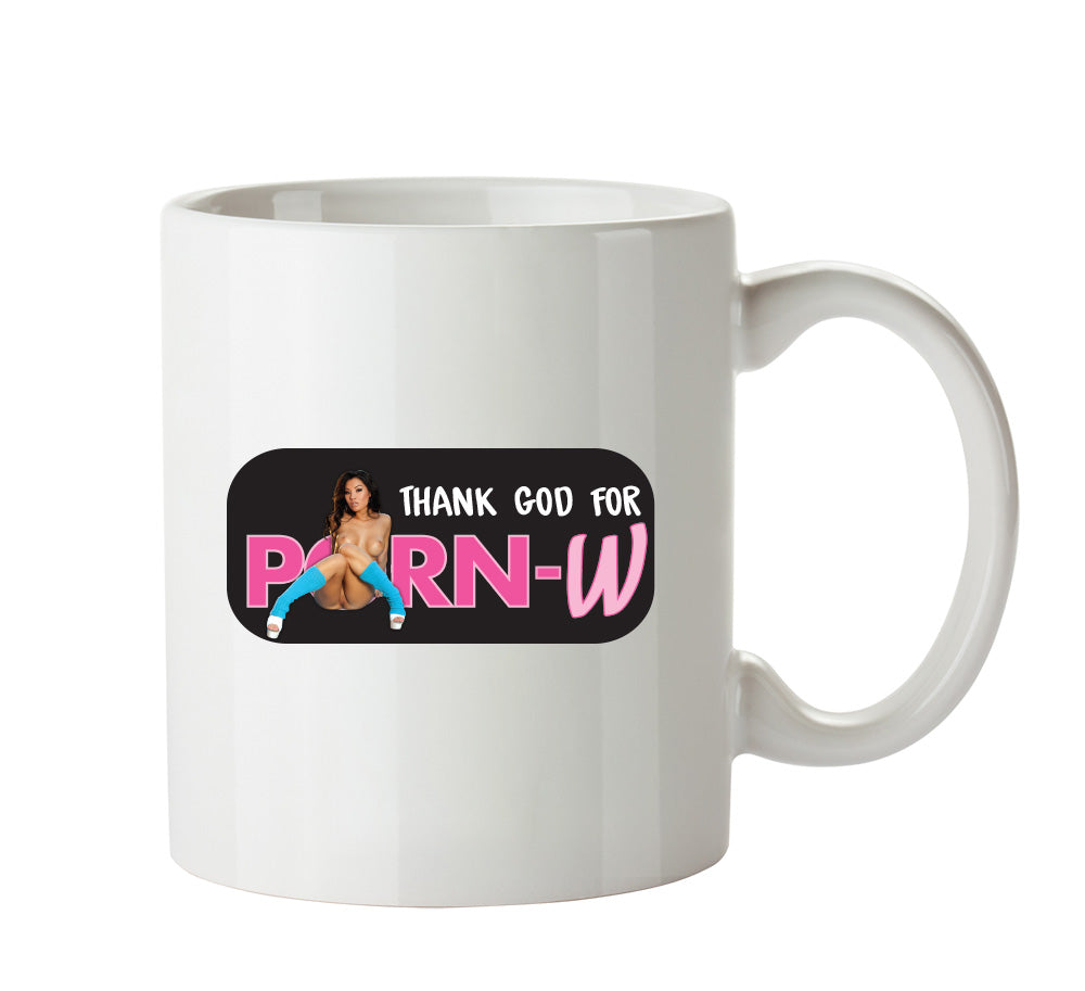 Thank God For Porn-W - Adult Mug – printed mug product image 1
