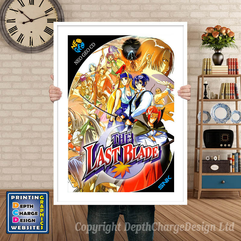 THE LAST BLADE NEO GEO GAME INSPIRED THEME Retro Gaming Poster A4 A3 A2 Or A1 – The Last Blade NEO GEO Game Inspired Theme Retro Gaming Poster