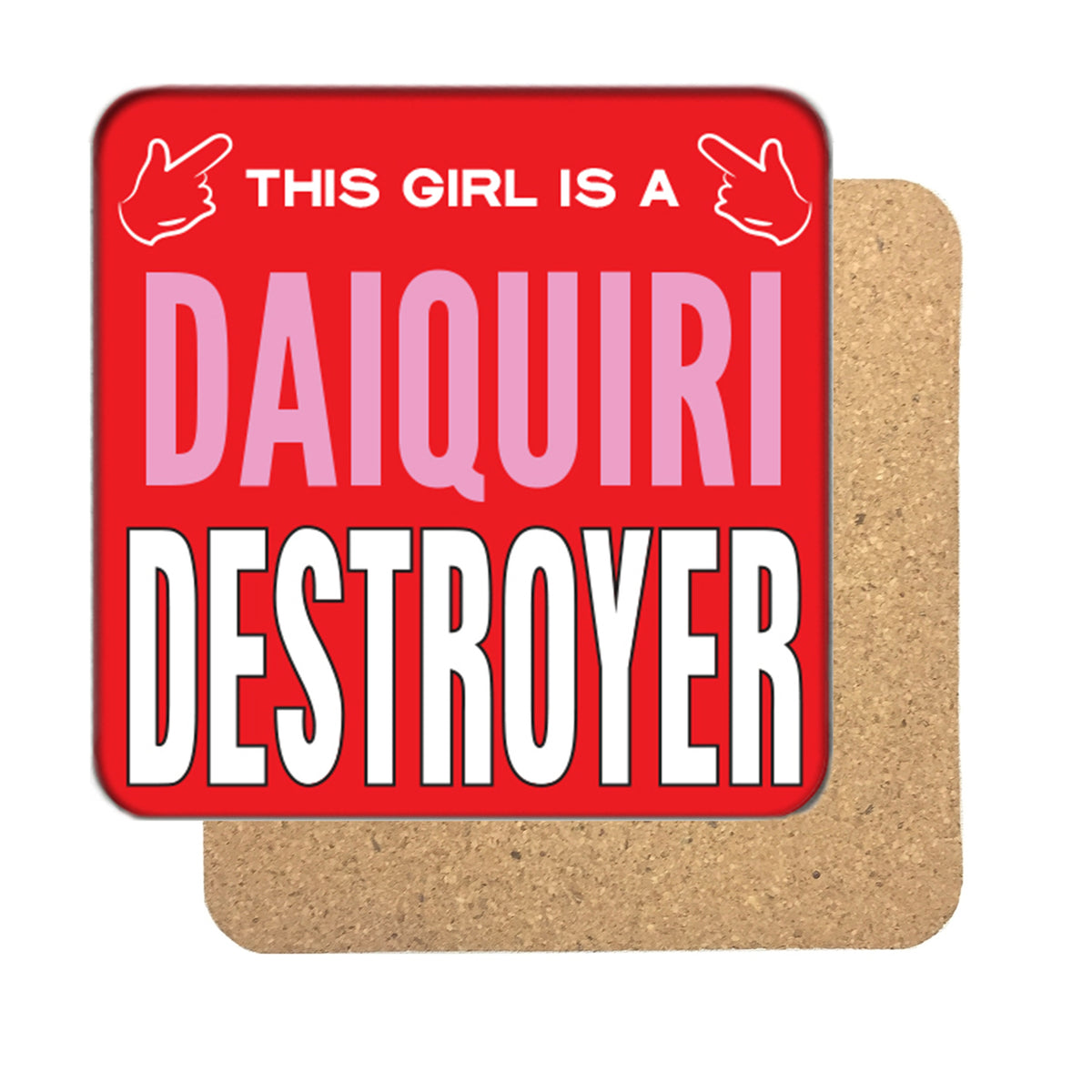 Daiquiri Destroyer (Girl) Drinks Coaster β Daiquiri Destroyer Girl Drinks Coaster