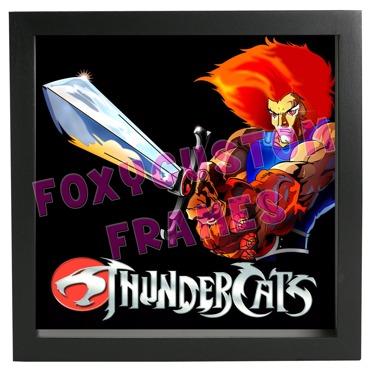 Thundercats Lego Display Case - Minifigure Display Background and Frames