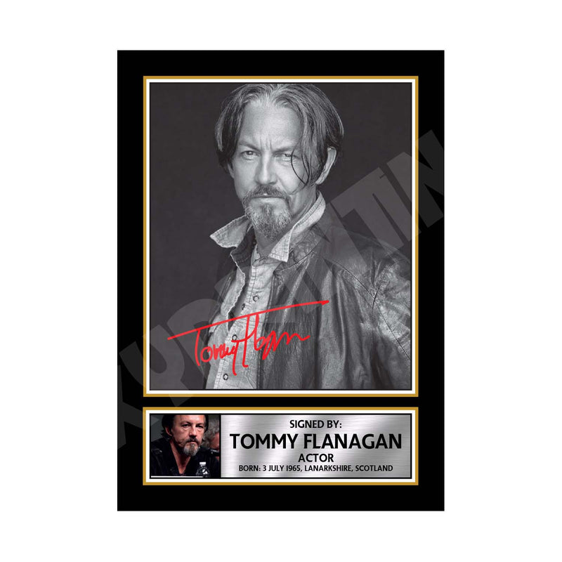 TOMMY FLANAGAN Limited Edition Tv Show Signed Print