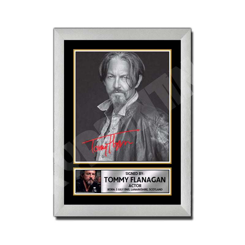 TOMMY FLANAGAN Limited Edition Tv Show Signed Print