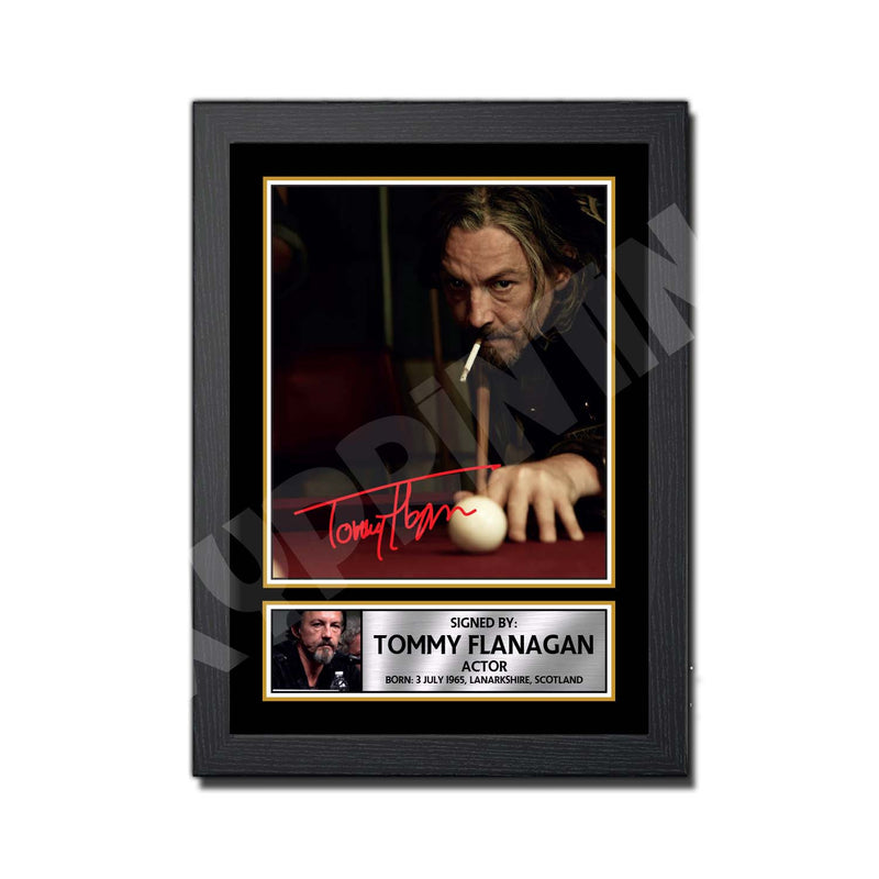TOMMY FLANAGAN 2 Limited Edition Tv Show Signed Print