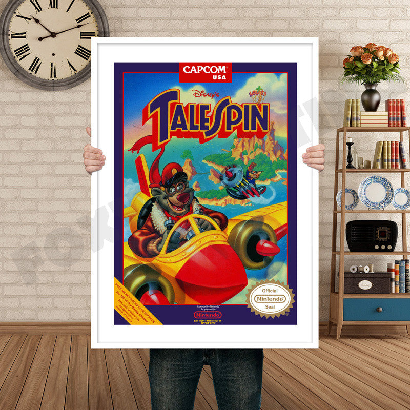 Tailspin Retro GAME INSPIRED THEME Nintendo NES Gaming A4 A3 A2 Or A1 Poster Art 577