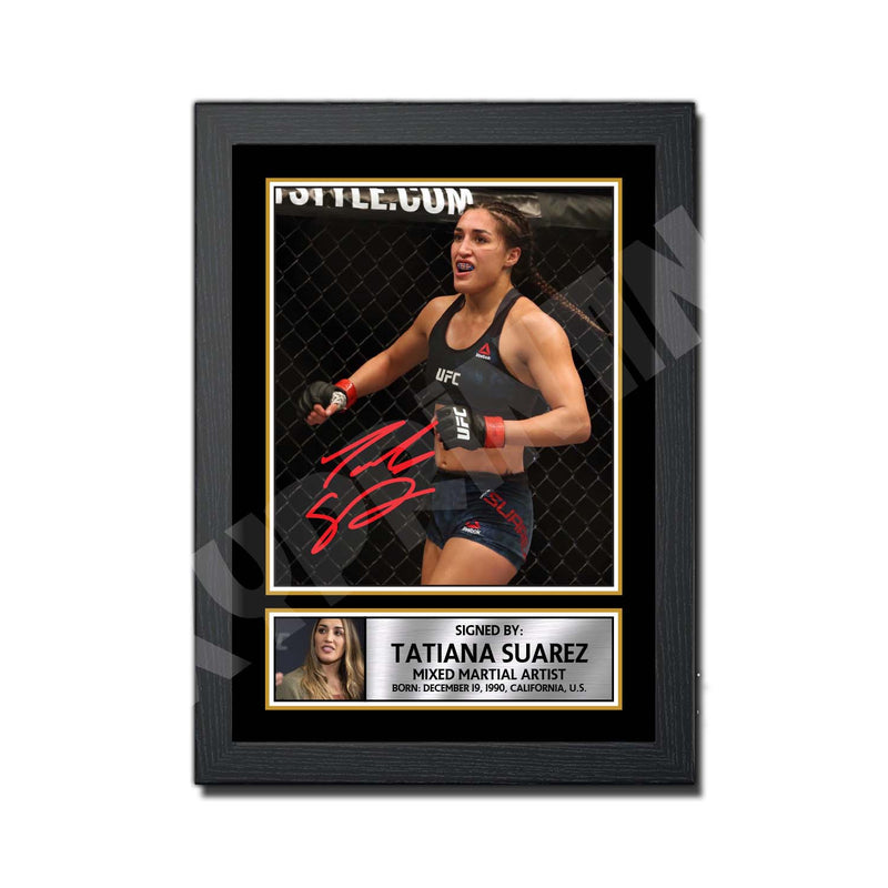 Tatiana Suarez Limited Edition MMA Wrestler Signed Print - MMA Wrestling