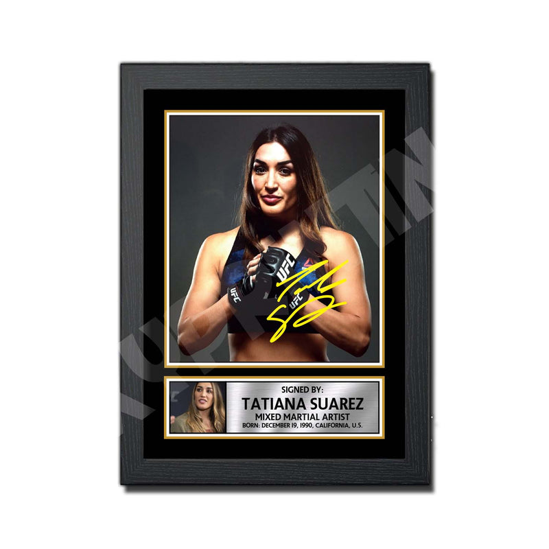Tatiana Suarez 2 Limited Edition MMA Wrestler Signed Print - MMA Wrestling