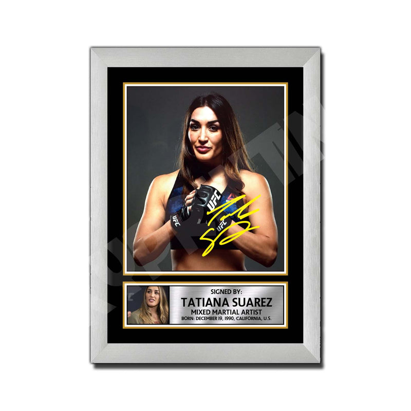 Tatiana Suarez 2 Limited Edition MMA Wrestler Signed Print - MMA Wrestling