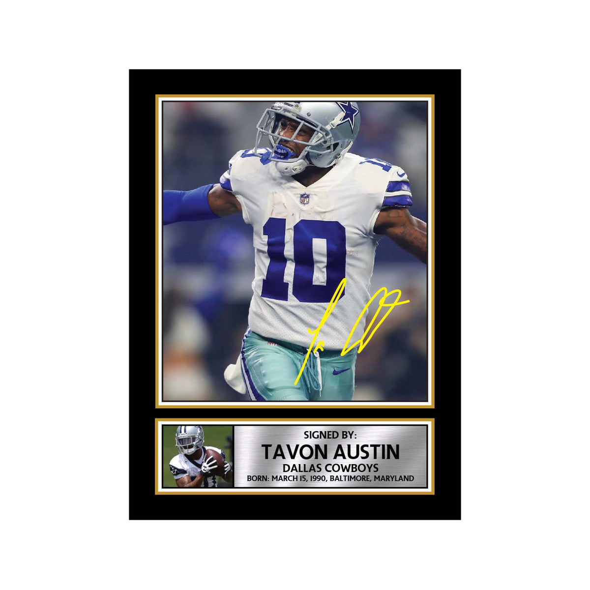 Tavon Austin American Football Printed Signature Print – A1 Print Only
