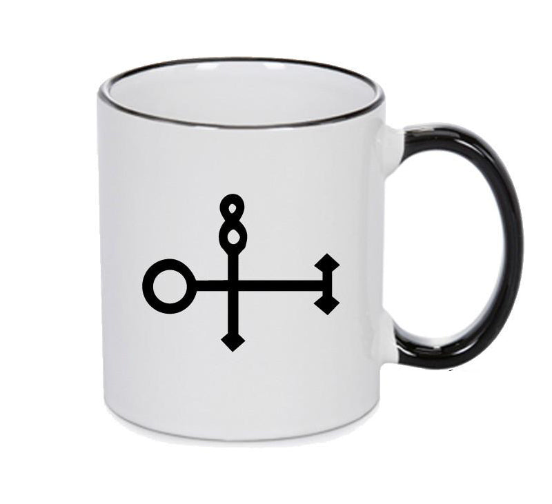 The Spirit Of Tin Black Handle Alchemy Mug GOTHIC GOTH HORROR STARS HORROSCOPE BLACK MAGIC MUG