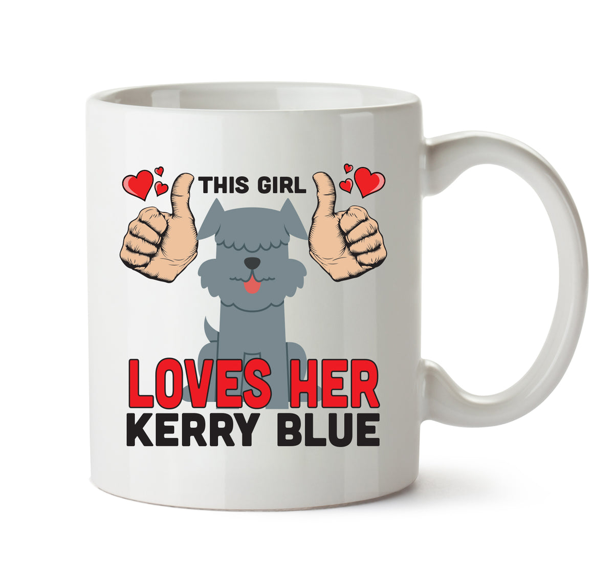 This girl loves her Kerry Blue Mug - Dog Lover Mug