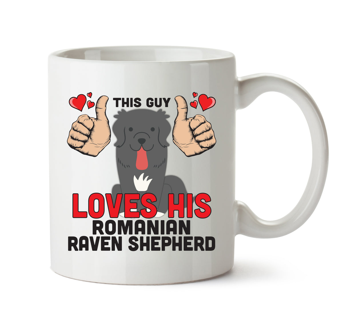 This guy loves his Romanian Ravan Shepherd Mug - Dog Lover Mug
