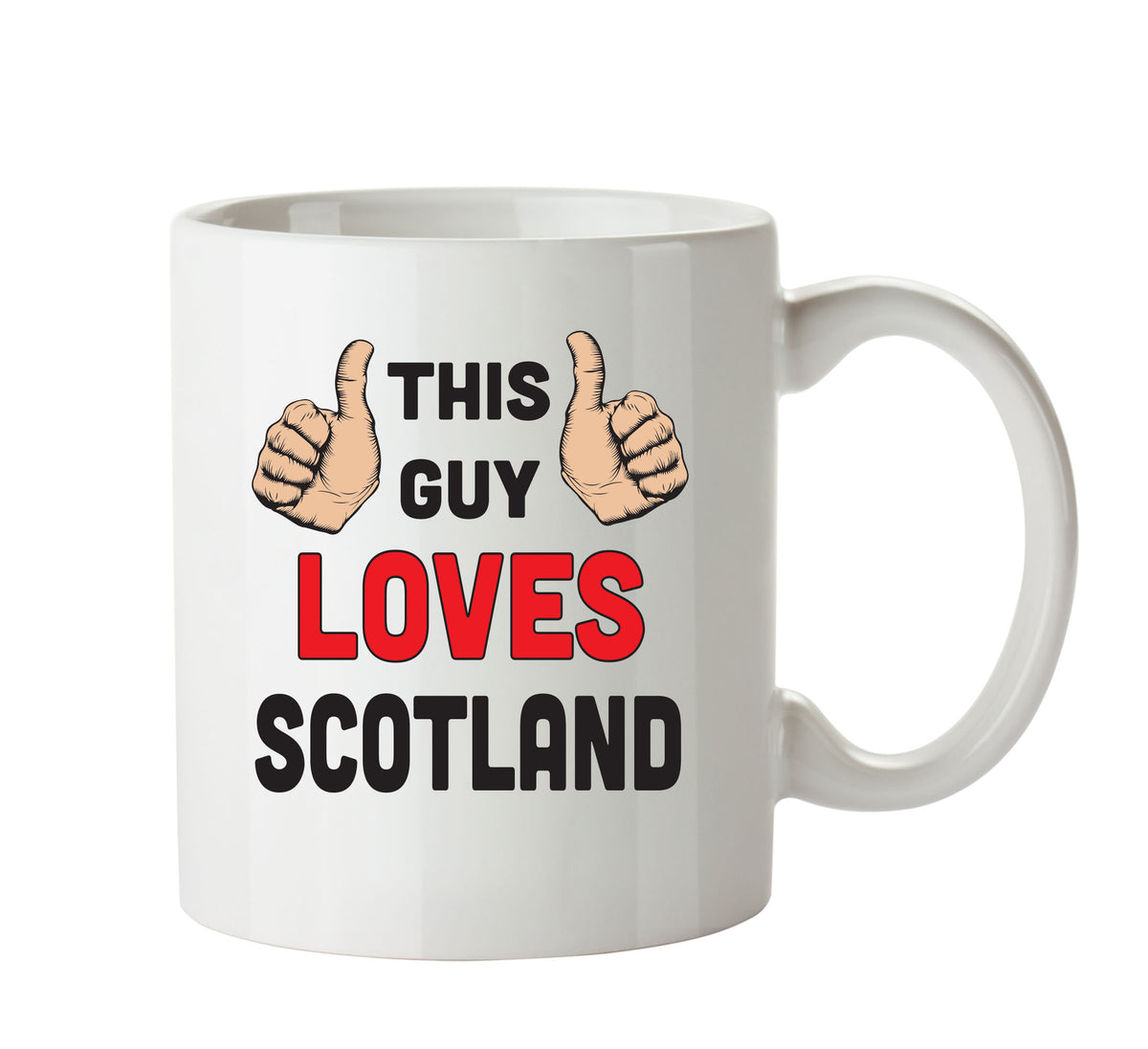 This Guy Loves Scotland Personalised ADULT OFFICE MUG β printed mug product image 1