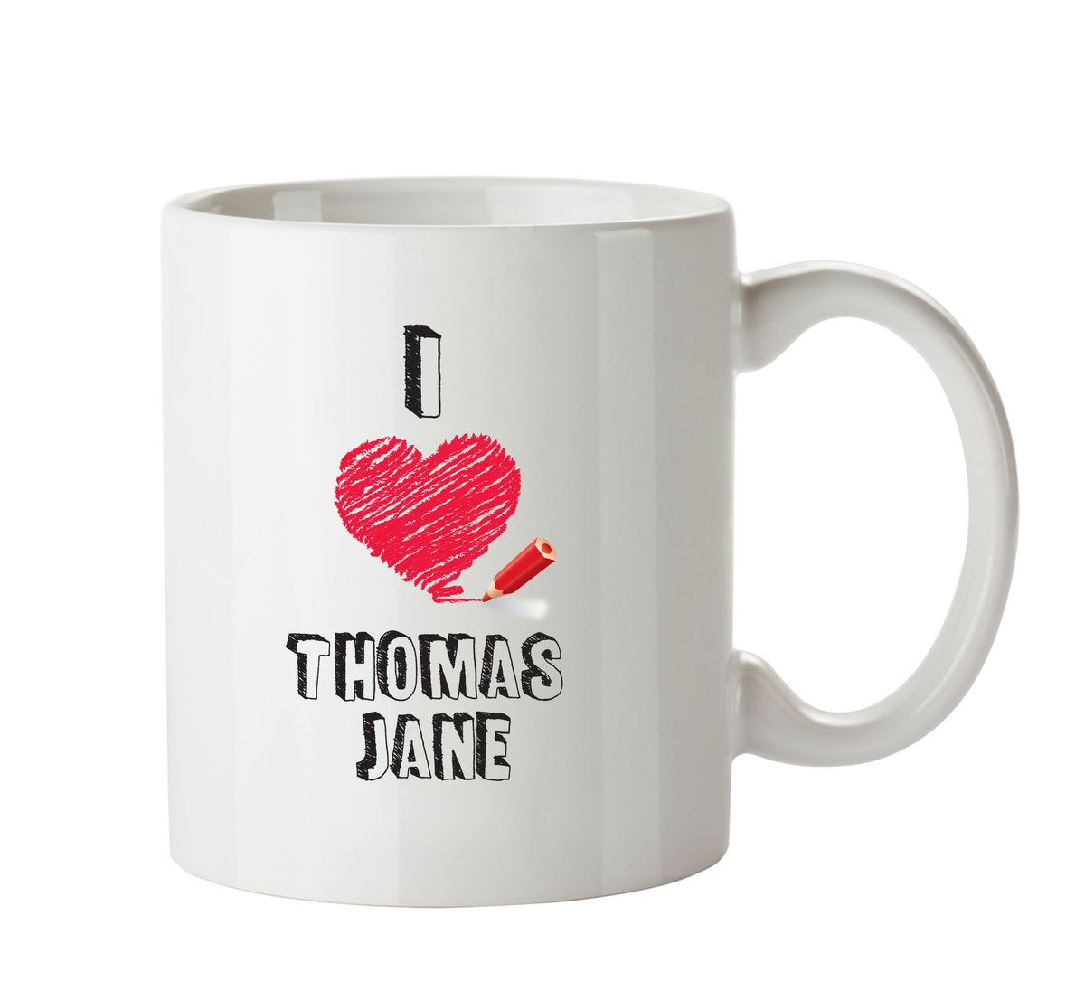 I Love Thomas Jane Celebrity Mug Office Mug – printed mug product image 1