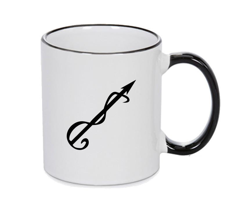To Purify Black Handle Alchemy Mug GOTHIC GOTH HORROR STARS HORROSCOPE BLACK MAGIC MUG