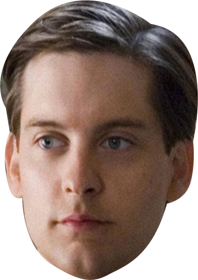 Tobey Maguire Face Mask – Fancy Dress Cardboard Costume Mask – Tobey Maguire Face Mask