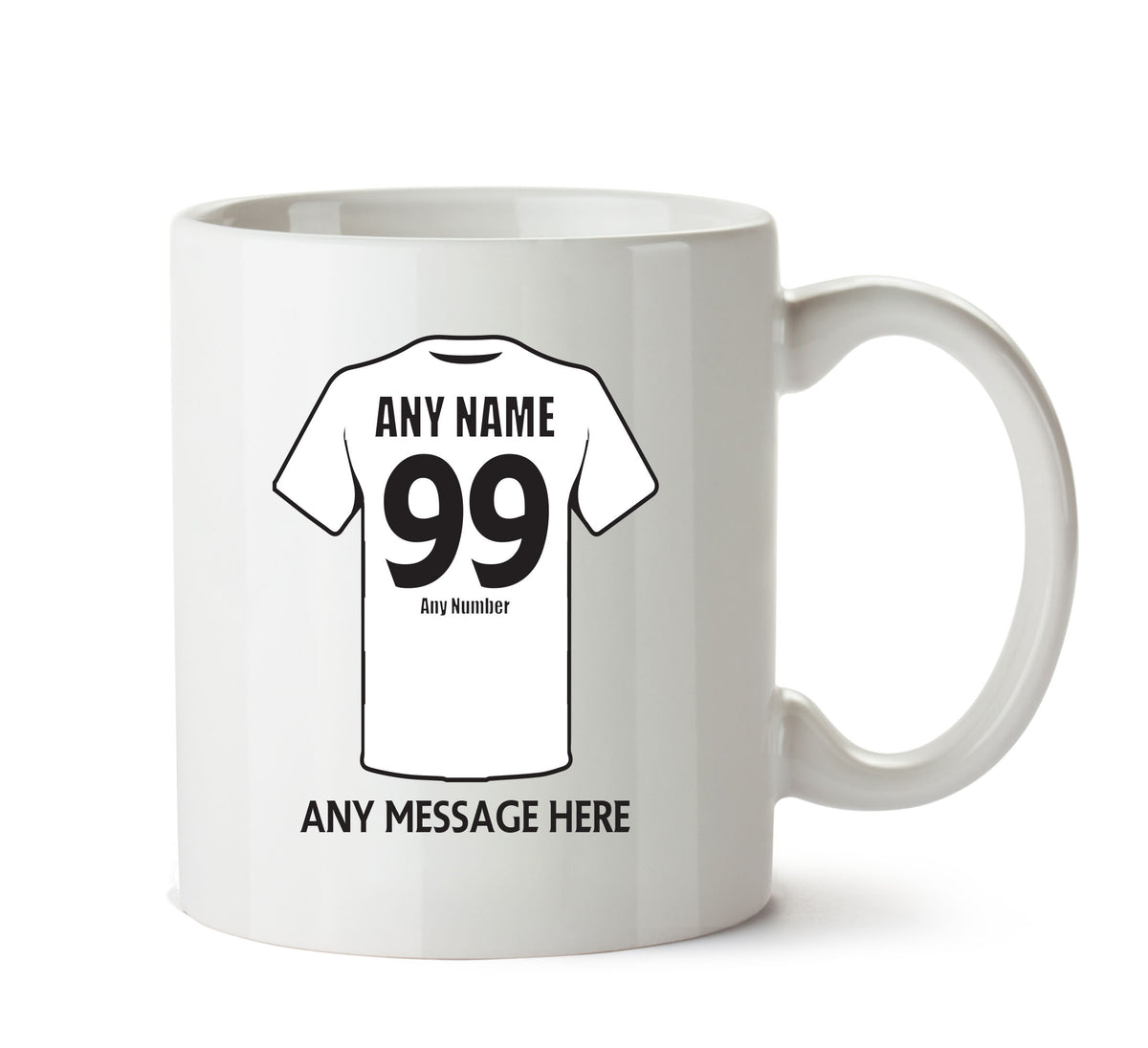 Tottenham Hotspur Football Team Mug - Personalised Birthday Age and Name – printed mug product image 1
