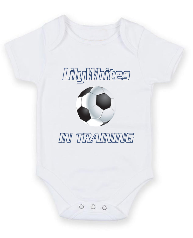 Tottenham in Training Football Fan Baby Grow Bodysuit