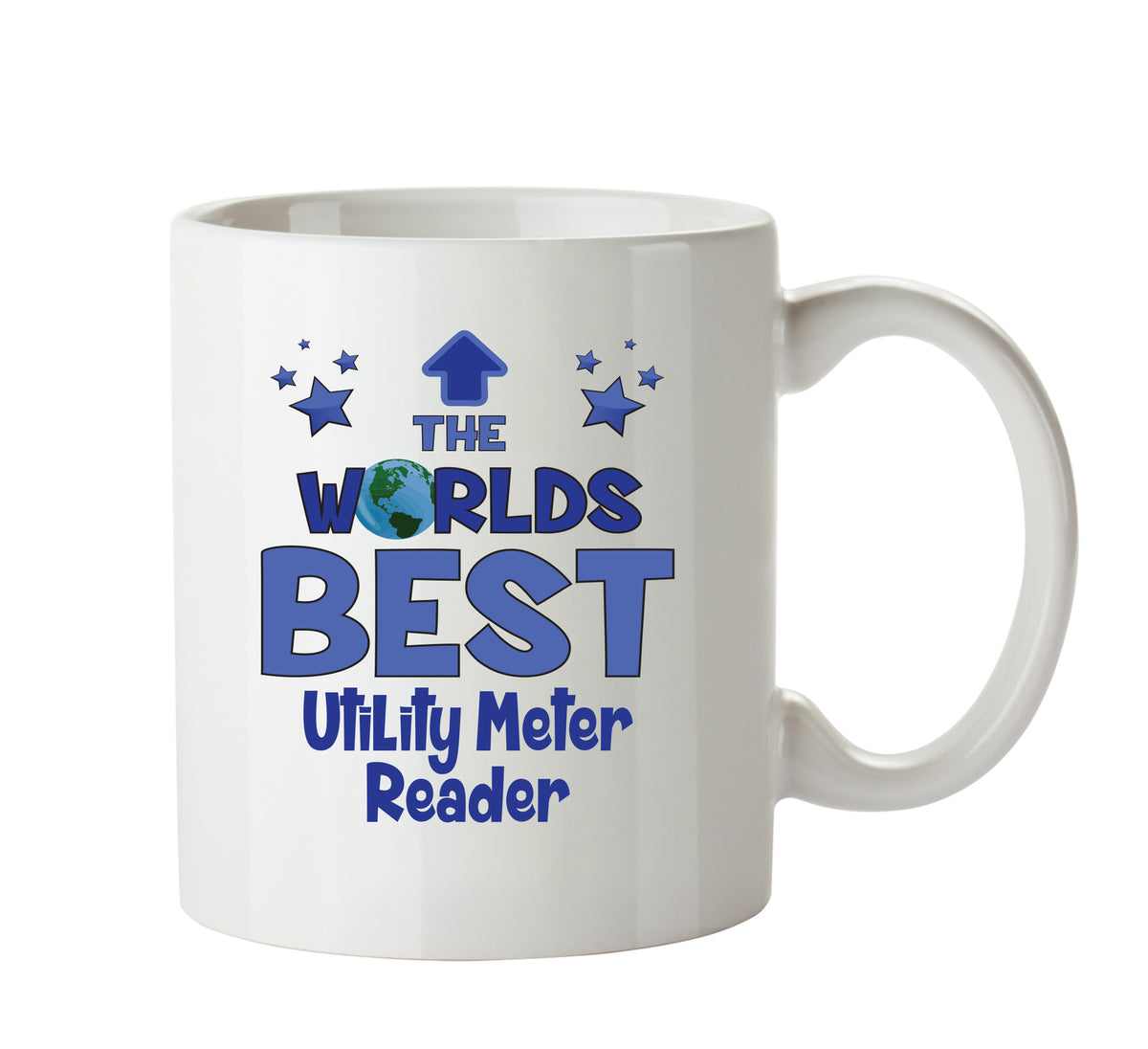 Worlds Best Utility Meter Reader Mug - Novelty Funny Mug – printed mug product image 1