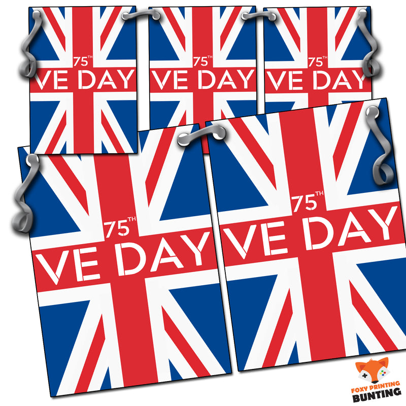 VE Day 2020 Party Bunting Design 2 (Price Per Metre)