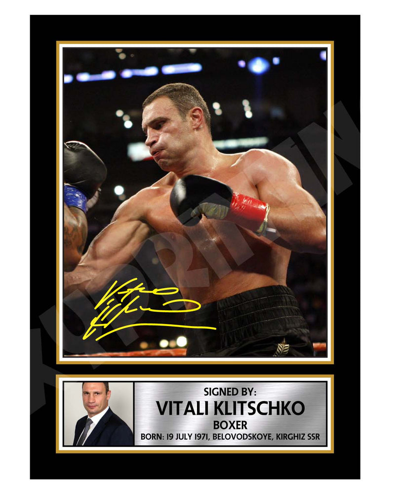 VITALI KLITSCHKO Limited Edition Boxer Signed Print - Boxing