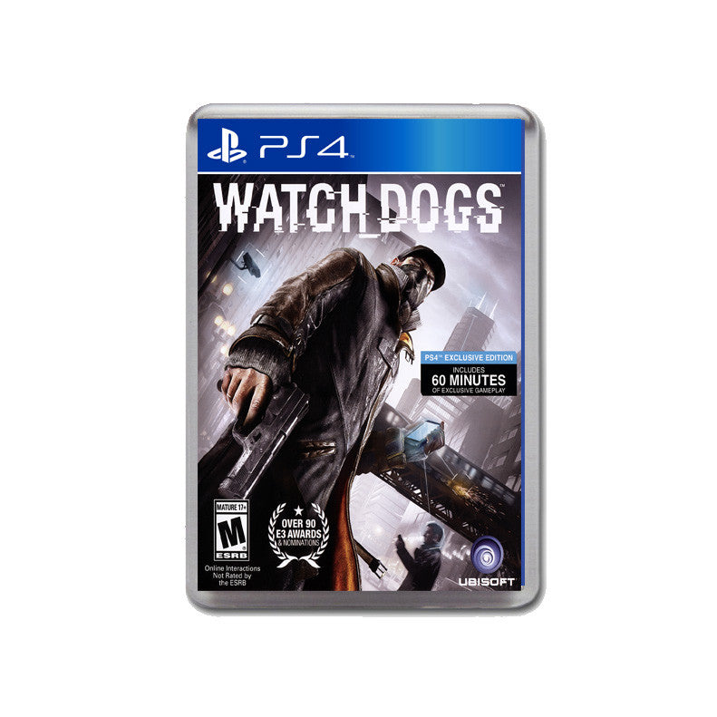 Watchdogs Ps4 Game Inspired Retro Gaming Magnet