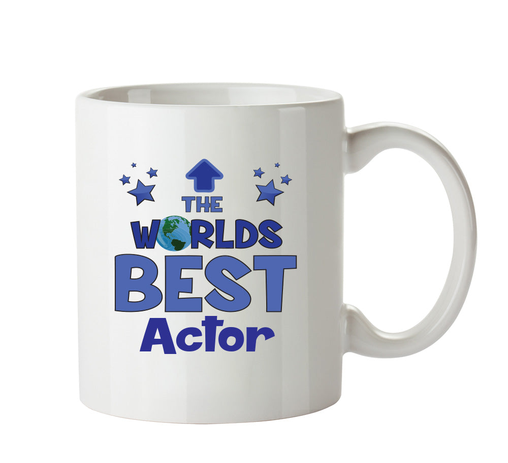 Worlds Best Actor Mug - Novelty Funny Mug – printed mug product image 1