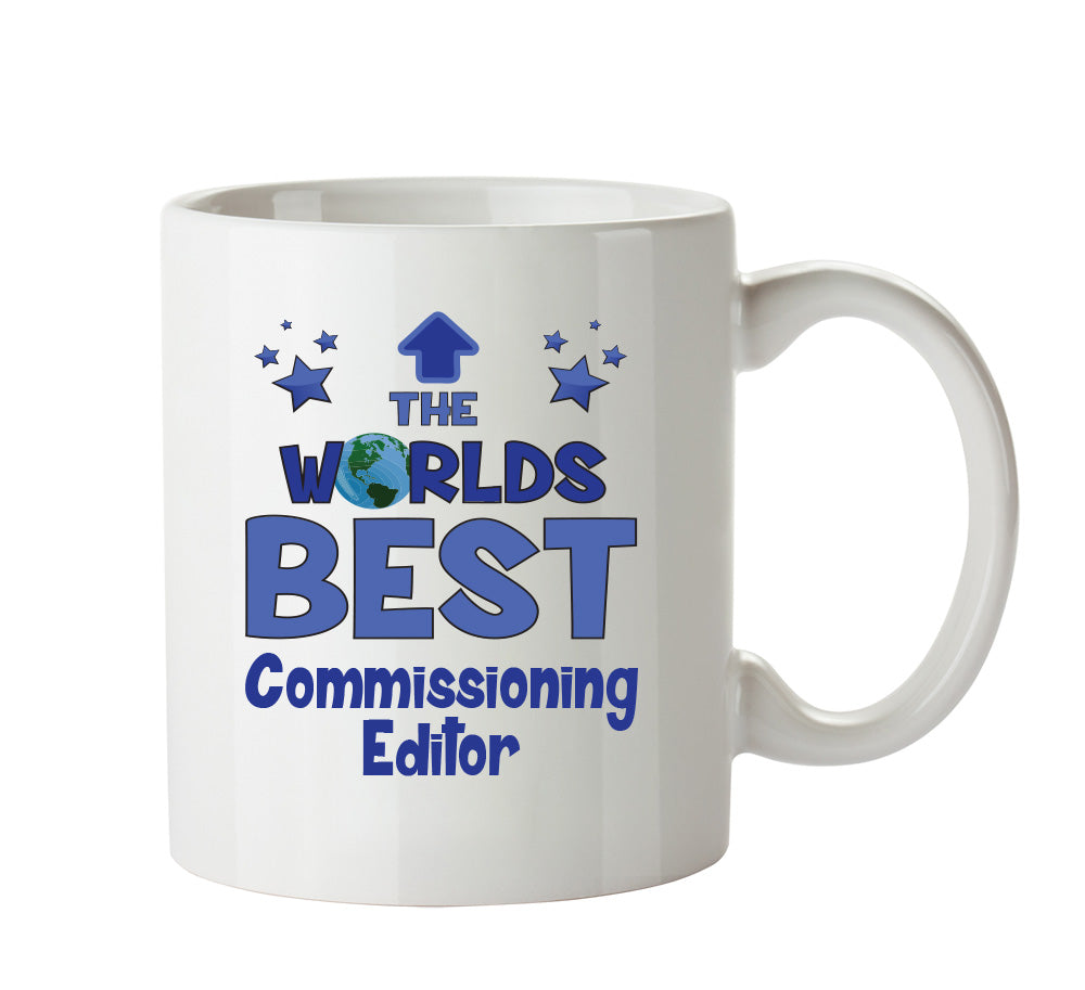 Worlds Best Commissioning Editor Mug - Novelty Funny Mug – printed mug product image 1