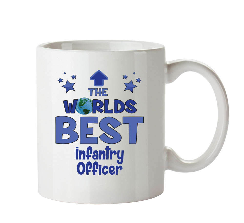 Worlds Best Infantry Officer Mug - Novelty Funny Mug – printed mug product image 1